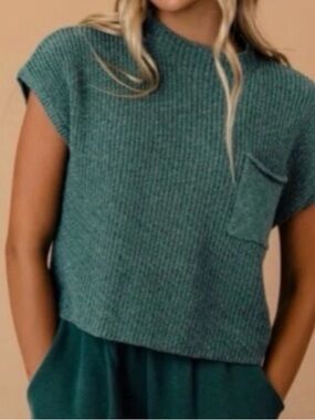 FP Beach Freya SWEATER in emerald spell -XL- Sweater Only